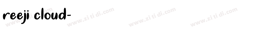 reeji cloud字体转换